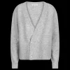 Love Stories Iris Gemütliche Strickjacke mit Knöpfen Grau Online