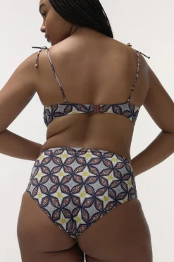 Love Stories Pebbles Bikinihöschen mit hoher Leibhöhe Blau Hot