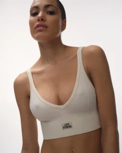 Love Stories Posey Stylischer Sport-Bralette Weiß Discount
