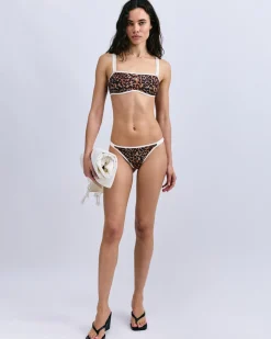 Love Stories Rosie Bikini-Slips im Tanga-Stil AnimalPrint Best