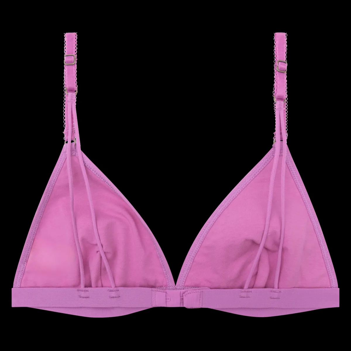 Love Stories Uma Bequemer Triangle Bralette Dunkelrosa Best