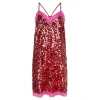 Love Stories Willow Kurzes Slip Dress Rot Outlet