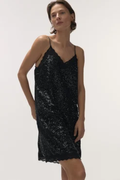 Love Stories Willow Kurzes Slip-Kleid Schwarz Best